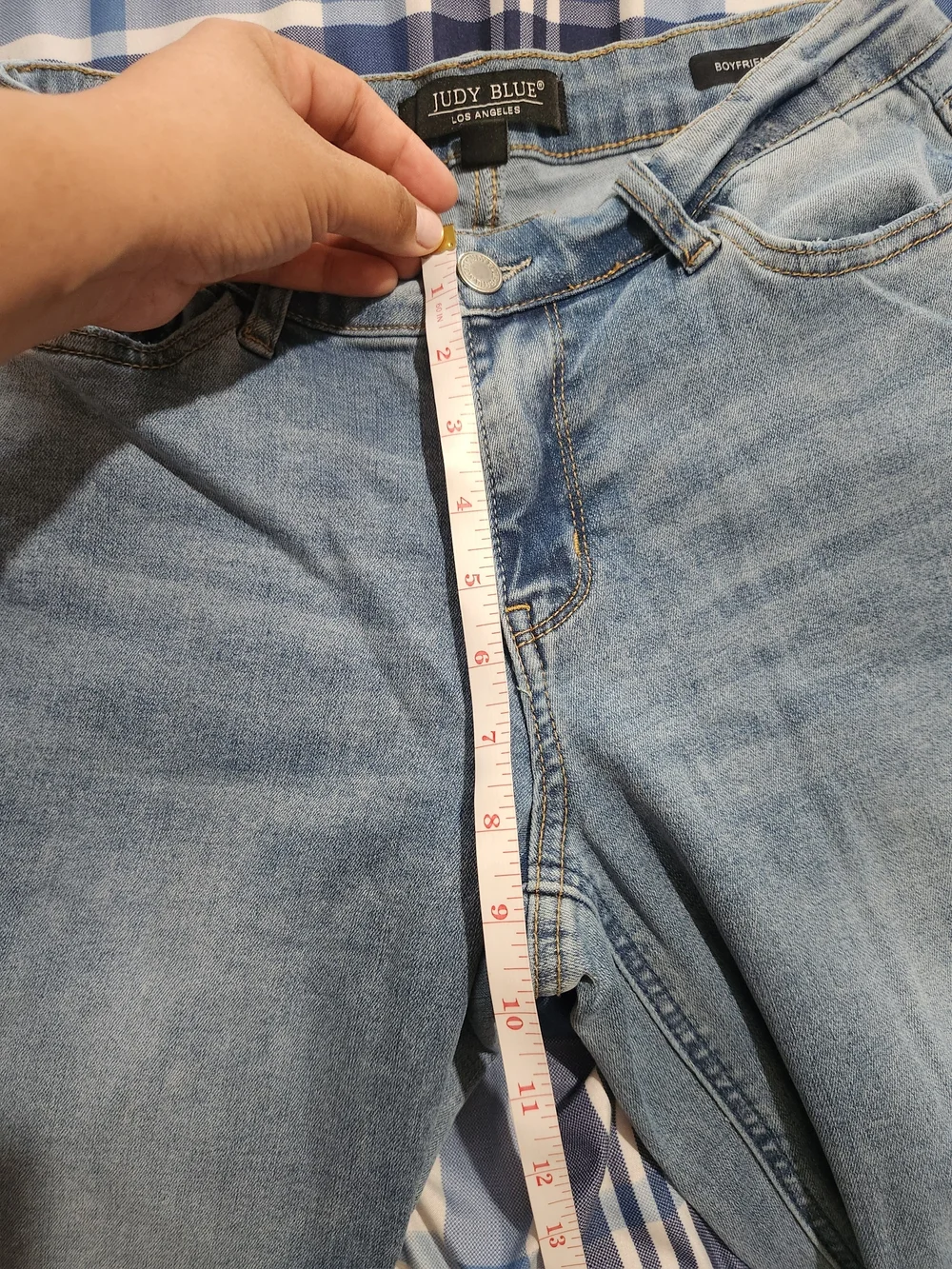 Judy Blue Boyfriend Fit Light Wash High-Rise Jeans